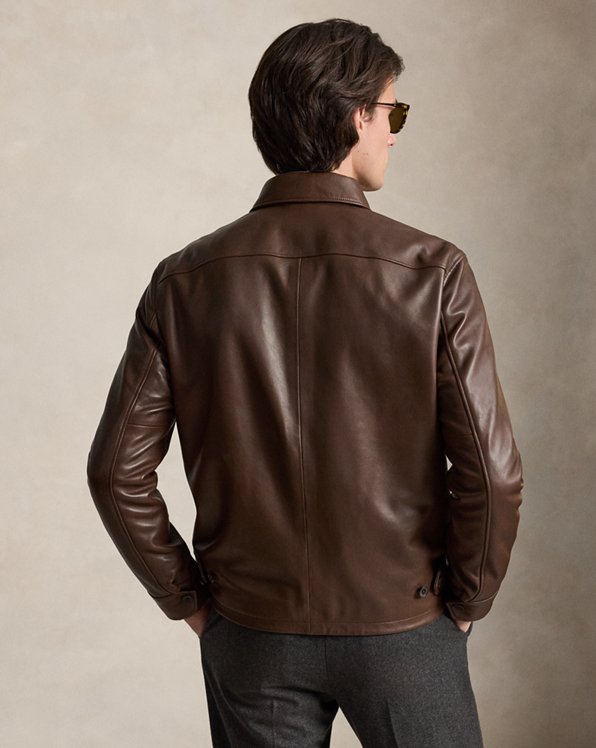 The Bayville Leather Jacket - Polo Ralph Lauren image 3