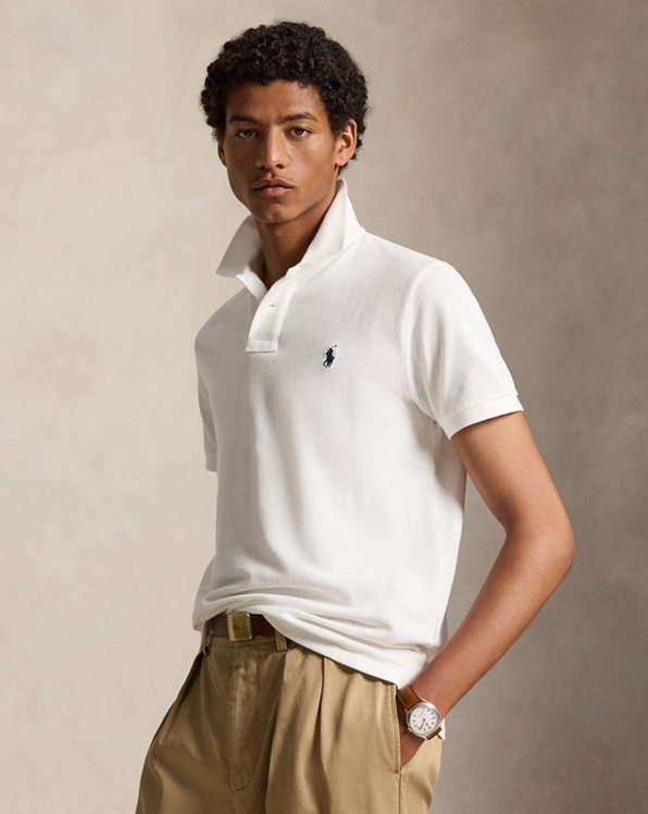The Iconic Custom Slim Fit Mesh Polo - Polo Ralph Lauren