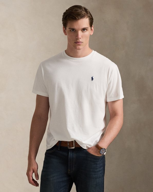 Classic Fit Jersey Crewneck T-Shirt - Polo Ralph Lauren