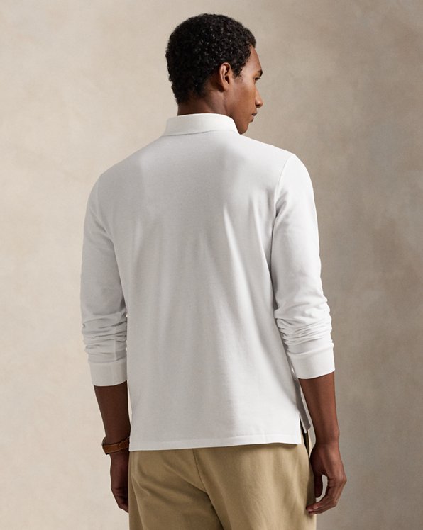 Custom Slim Fit Mesh Polo Shirt - Polo Ralph Lauren image 3