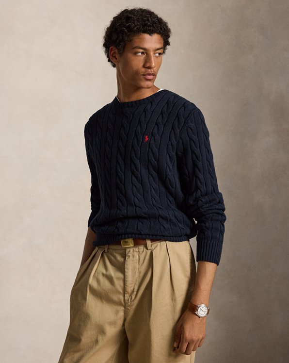 Cable-Knit Cotton Jumper - Polo Ralph Lauren