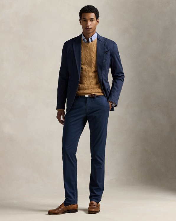 Washed Stretch Slim Fit Chino Trouser - Polo Ralph Lauren