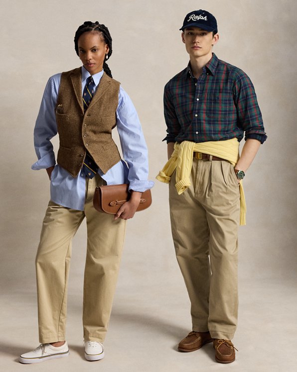 Whitman Relaxed Fit Pleated Trousers - Polo Ralph Lauren