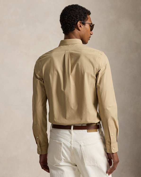 Slim Fit Stretch Poplin Shirt - Polo Ralph Lauren image 3