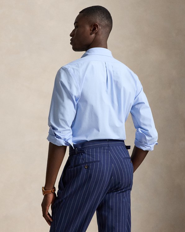 Custom Fit Stretch Poplin Shirt - Polo Ralph Lauren image 3