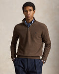 Mesh-Knit Cotton Quarter-Zip Jumper - Polo Ralph Lauren