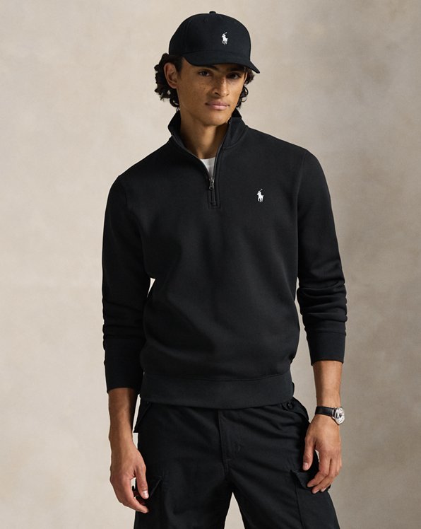 Double-Knit Quarter-Zip Pullover - Polo Ralph Lauren