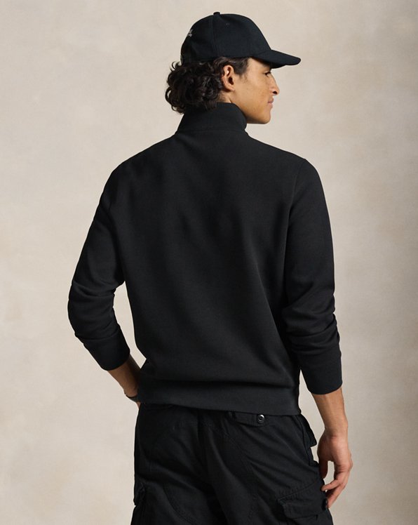 Double-Knit Quarter-Zip Pullover - Polo Ralph Lauren image 3
